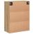 Dulap pe perete stejar artizanal, 69,5x34x90 cm, lemn prelucrat GartenMobel Dekor