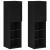 Set comodă TV cu LED 2 pcs Stejar Negru 30,5 x 30 x 102 cm GartenMobel Dekor