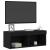 Set comodă TV 2 pcs Stejar negru 80 x 30 x 30 cm Lemn compozit GartenMobel Dekor