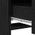 Bufet cu sertar Stejar negru 40 x 41 x 135 cm Lemn compozit GartenMobel Dekor