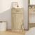 Bufet cu sertar Stejar Sonoma 40 x 40.5 x 75 cm Lemn compozit GartenMobel Dekor