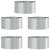Inele pentru vaze 5 pcs Argintiu 40 x 40 x 20 cm GartenMobel Dekor