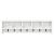 Răcător de paltoane montat pe perete Alb 100 x 16 x 26 cm GartenMobel Dekor