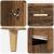 Bufet cu sertar Lemn vechi 34 x 69.5 x 89 cm Lemn compozit GartenMobel Dekor
