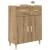 Bufet stejar artizanal 34 x 69.5 x 89 cm Lemn compozit GartenMobel Dekor