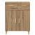 Bufet stejar artizanal 34 x 69.5 x 89 cm Lemn compozit GartenMobel Dekor