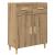 Bufet stejar artizanal 34 x 69.5 x 89 cm Lemn compozit GartenMobel Dekor