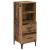 Bufet cu sertar Lemn vechi 34 x 34.5 x 90 cm Lemn compozit GartenMobel Dekor