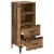 Bufet cu sertar Lemn vechi 34 x 34.5 x 90 cm Lemn compozit GartenMobel Dekor