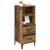 Bufet cu sertar Lemn vechi 34 x 34.5 x 90 cm Lemn compozit GartenMobel Dekor