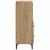 Bufet stejar artizanal 34 x 34.5 x 90 cm Lemn compozit GartenMobel Dekor