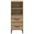 Bufet stejar artizanal 34 x 34.5 x 90 cm Lemn compozit GartenMobel Dekor