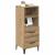 Bufet stejar artizanal 34 x 34.5 x 90 cm Lemn compozit GartenMobel Dekor