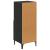 Bufet cu sertar Stejar negru 34 x 34.5 x 90 cm Lemn compozit GartenMobel Dekor