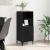 Bufet cu sertar Stejar negru 34 x 34.5 x 90 cm Lemn compozit GartenMobel Dekor