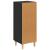 Bufet Stejar Negru 34.5 x 32.5 x 90 cm Lemn compozit GartenMobel Dekor