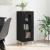 Bufet Stejar Negru 34.5 x 32.5 x 90 cm Lemn compozit GartenMobel Dekor