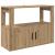 Bufet stejar artizanal 80 x 30 x 60 cm Lemn compozit GartenMobel Dekor