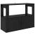 Bufet Stejar negru 80 x 30 x 60 cm Lemn compozit GartenMobel Dekor
