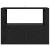 Bufet Stejar negru 80 x 30 x 60 cm Lemn compozit GartenMobel Dekor