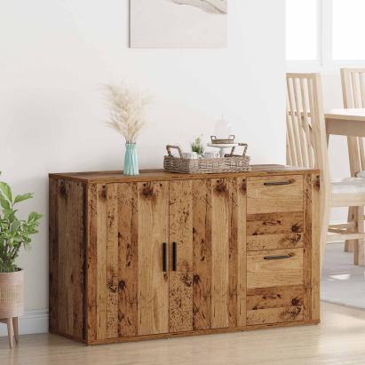 Bufet cu sertar Lemn vechi 100 x 33 x 59.5 cm Lemn compozit GartenMobel Dekor