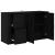 Bufet cu sertar Stejar Negru 100 x 33 x 59.5 cm Lemn compozit GartenMobel Dekor