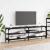 Cabinet TV Stejar Negru 160 x 30 x 50 cm GartenMobel Dekor