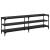 Cabinet TV Stejar Negru 160 x 30 x 50 cm GartenMobel Dekor