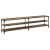 Cabinet TV Lemn Vechi 200 x 30 x 50 cm Lemn Ingineresc și Fier GartenMobel Dekor