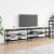 Cabinet TV Stejar Negru 200 x 30 x 50 cm GartenMobel Dekor