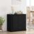 Bufet Stejar Negru 70 x 35,5 x 67,5 cm Lemn compozit GartenMobel Dekor