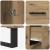 Bufet cu sertar Stejar Artizanal 69,5 x 34 x 90 cm GartenMobel Dekor