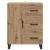 Bufet cu sertar Stejar Artizanal 69,5 x 34 x 90 cm GartenMobel Dekor