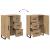 Bufet cu sertar Stejar Artizanal 69,5 x 34 x 90 cm GartenMobel Dekor