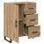 Bufet cu sertar Stejar Artizanal 69,5 x 34 x 90 cm GartenMobel Dekor