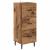 Bufet cu sertar Lemn vechi 34 x 34.5 x 90 cm Lemn compozit GartenMobel Dekor