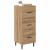 Bufet stejar artizanal 34 x 34.5 x 90 cm Lemn compozit GartenMobel Dekor