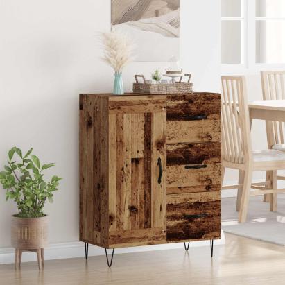 Bufet cu sertar Lemn vechi 69,5 x 34 x 90 cm Lemn prelucrat GartenMobel Dekor