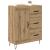 Bufet Stejar Artizanal 69,5 x 34 x 90 cm Lemn prelucrat GartenMobel Dekor