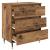 Bufet cu sertar Lemn Vechi 60 x 35 x 70 cm Lemn compozit GartenMobel Dekor