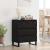 Bufet cu sertar Stejar Negru 60 x 35 x 70 cm Lemn compozit GartenMobel Dekor