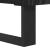 Bufet cu sertar Stejar Negru 60 x 35 x 70 cm Lemn compozit GartenMobel Dekor