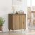 Bufet Stejar Artizanal 60 x 35 x 70 cm Lemn compozit GartenMobel Dekor