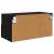 Dulap TV de perete Stejar Negru 60 x 30 x 30 cm Lemn compozit GartenMobel Dekor