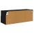 Dulap TV de perete Stejar Negru 80 x 30 x 30 cm Lemn compozit GartenMobel Dekor