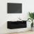 Dulap TV de perete Stejar Negru 80 x 30 x 30 cm Lemn compozit GartenMobel Dekor