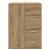Bufet cu sertar Stejar Artizanal 59 x 39 x 80 cm Lemn compozit GartenMobel Dekor