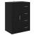 Bufet cu sertar Stejar Negru 59 x 39 x 80 cm Lemn compozit GartenMobel Dekor