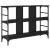 Bufet Stejar Negru 102 x 32 x 73,5 cm GartenMobel Dekor