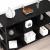 Bufet Stejar Negru 102 x 32 x 73,5 cm GartenMobel Dekor